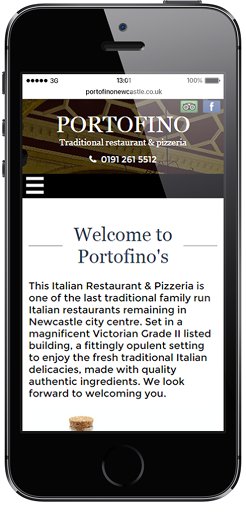 POrtofino Mobile friendly website design